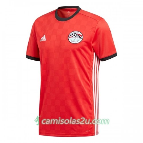 Camisolas de Futebol Egito Equipamento Principal 2018 Manga Curta Camisolas de Futebol Egito Equipamento Principal 2018 Manga Curta
